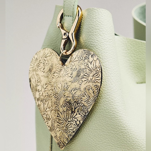 Anthropologie Handbags - NWTS ANTHRO HEART BAG CHARM